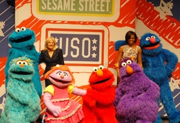 First Lady, Dr. Jill Biden Join Sesame Street Cast for Military Families Event