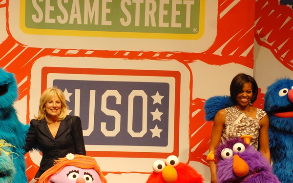 Family Matters Blog: First Lady, Dr. Biden Kick Off Sesame, USO Tour