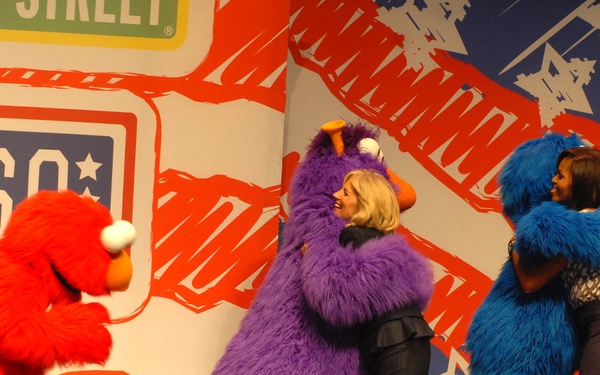 First Lady, Dr. Biden Kick Off Sesame, USO Tour