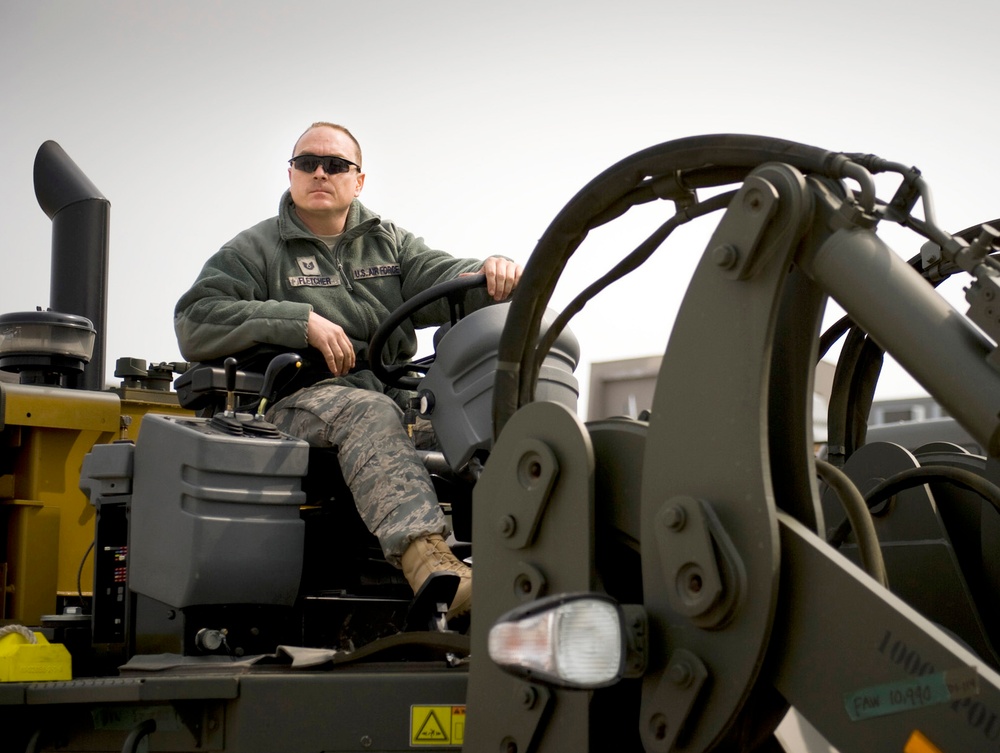 Air Force Tech. Sgt. Leads Air Transport Team at Sendai Airport in Japan