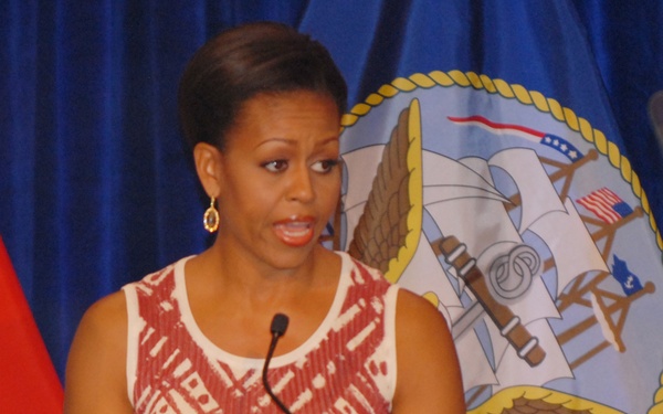 First Lady Cites Military Children’s Resilience