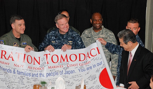 Japanese Defense Minister Visits USS Ronald Reagan, Honors Operation Tomodachi