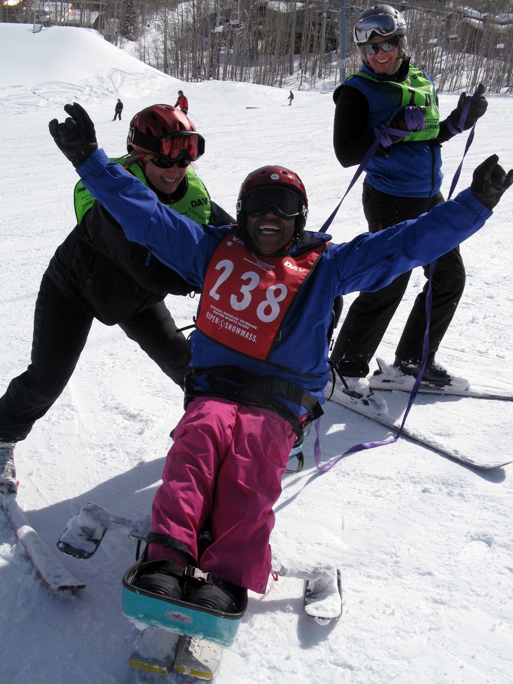 Disabled Veteran Conquers Snowmass Mountain at Winter Sports Clinic