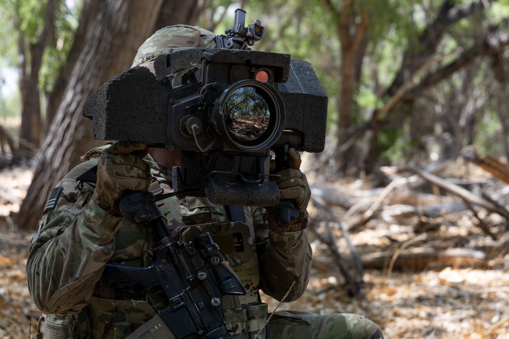 2nd Battalion, 12th Infantry Regiment conducts a patrol to support southern border mission