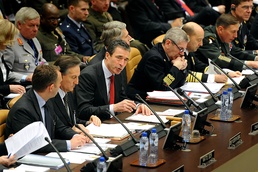 NATO Defense Ministers Meet at Brussels Headquarters
