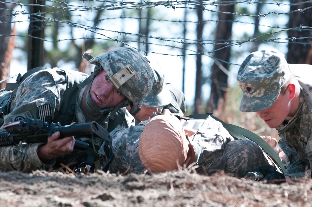 Soldiers Demonstrate Casualty Evacuation Skills at Fort Bragg