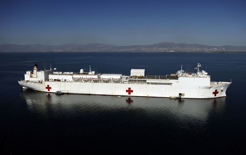 USNS Comfort Departs Baltimore for Humanitarian Mission