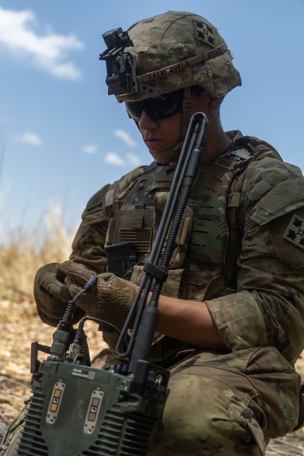 2nd Battalion, 12th Infantry Regiment conducts a patrol to support southern border mission