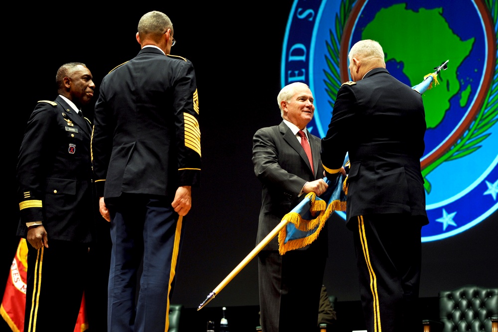 Gates Passes Command of U.S. Africa Forces to Gen. Ham