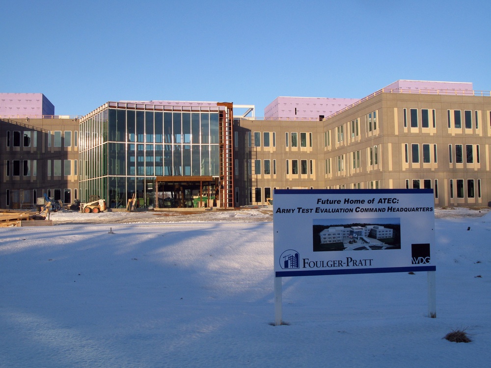 New Army Test and Evaluation Command HQ Takes Shape at Aberdeen Proving Ground