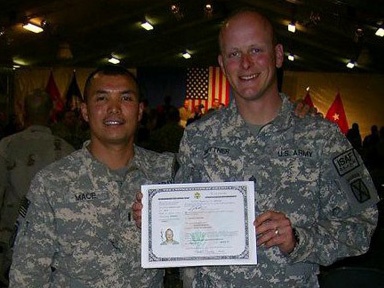 Army Sgt. Becomes U.S. Citizen During Deployment to Afghanistan