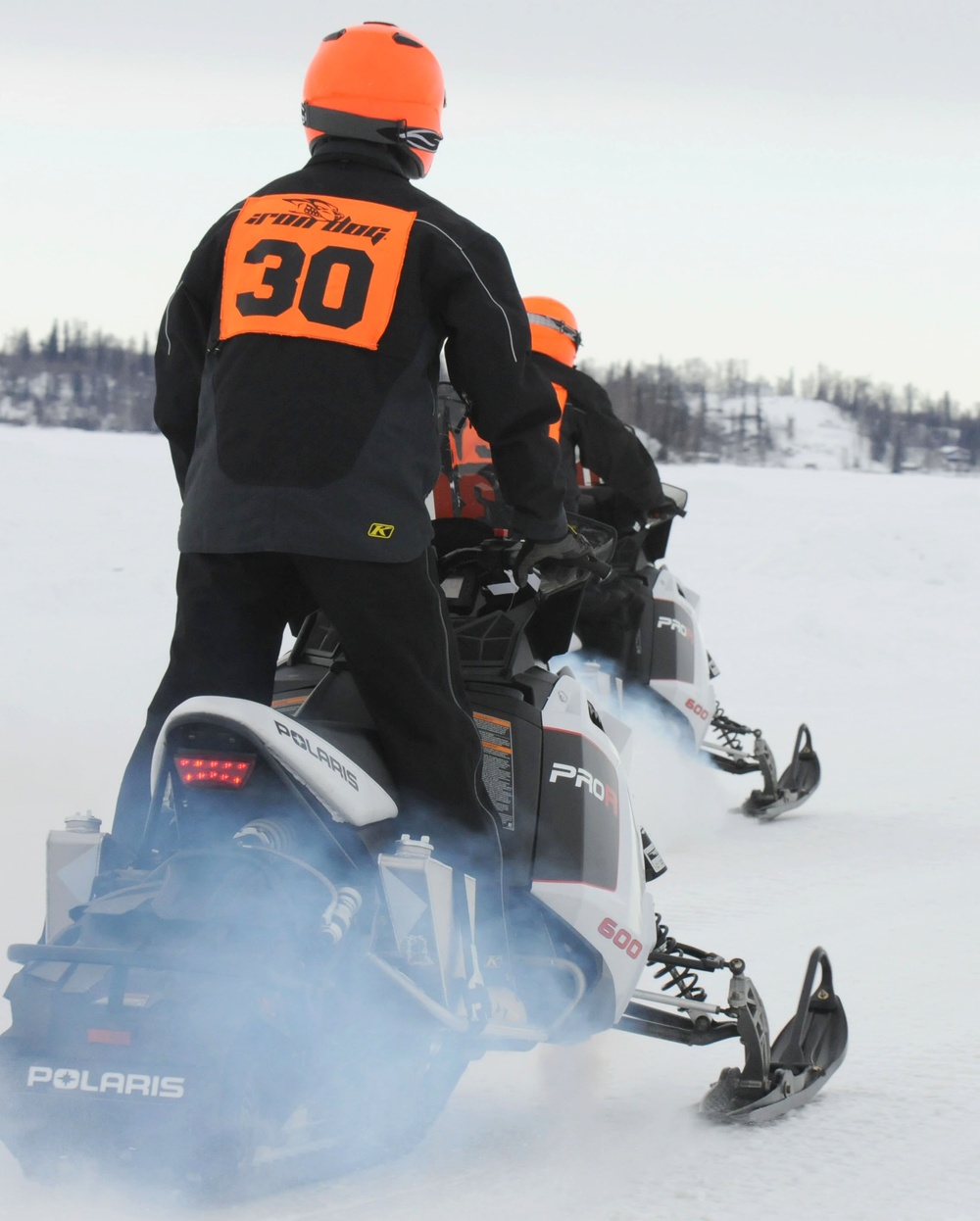 Alaska National Guard Soldiers Test Snowmobiles Ahead of Iron Dog Race