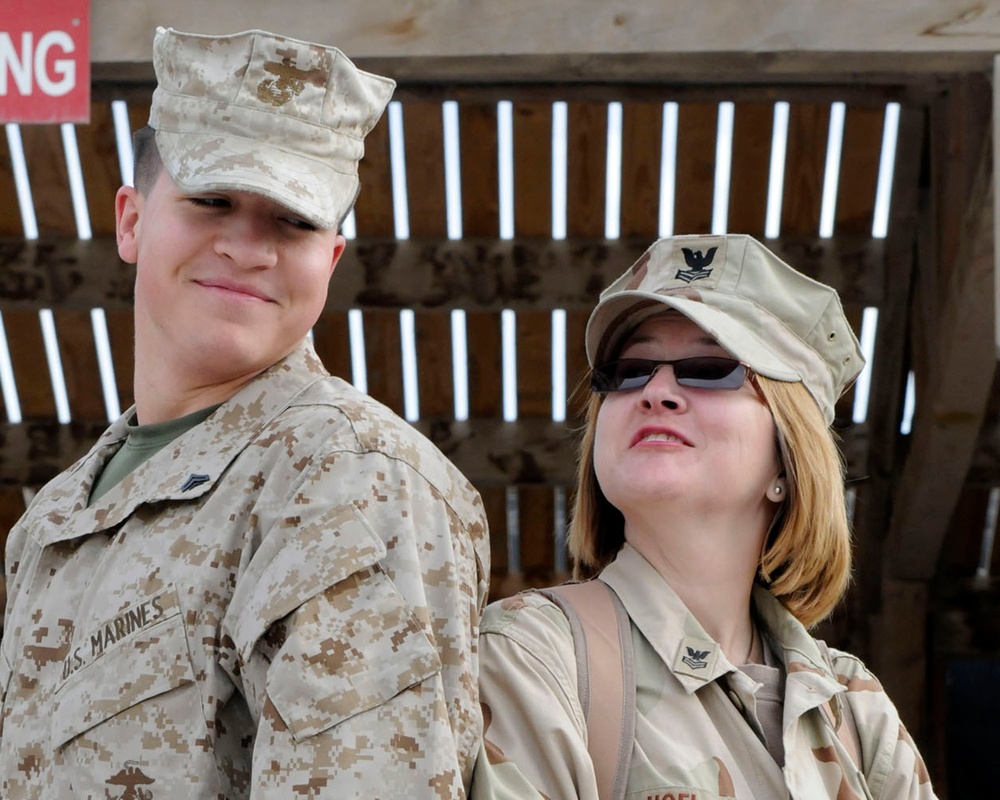 Mother and Son Deployed Together in Afghanistan
