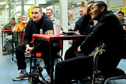 U.S. Troops in Afghanistan Watch Super Bowl XLV