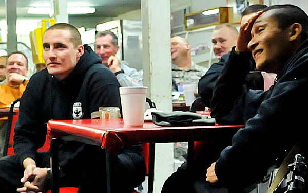 U.S. Troops in Afghanistan Watch Super Bowl XLV