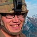 Soldier Smiles at Observation Post in Afghanistan