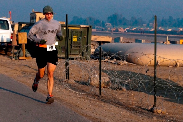 Texas Army Major Runs Miami Marathon Satellite Race in Afghanistan
