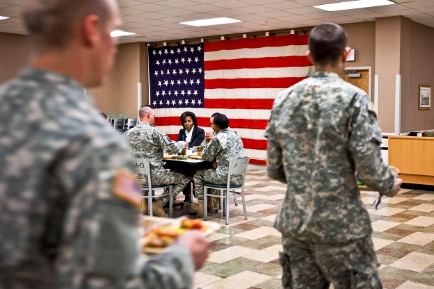 First Lady Promotes Healthy Eating for Soldiers at Fort Jackson