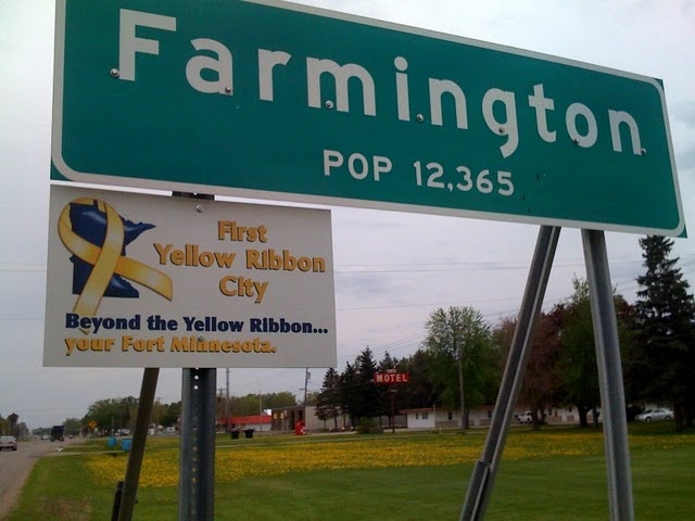Farmington, Minnesota Earns Yellow Ribbon Designation for Supporting Troops and Families