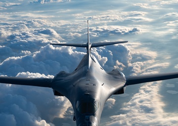 B-1B Lancer soars over the United States