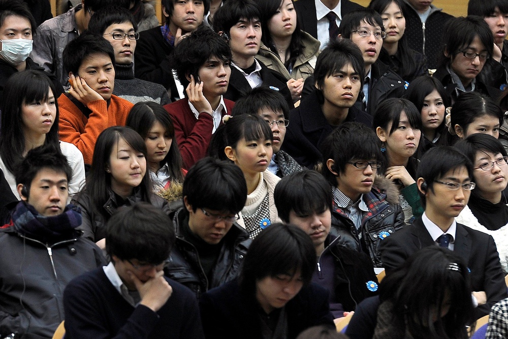 U.S. Defense Secretary Gates Addresses Keio University Students in Tokyo