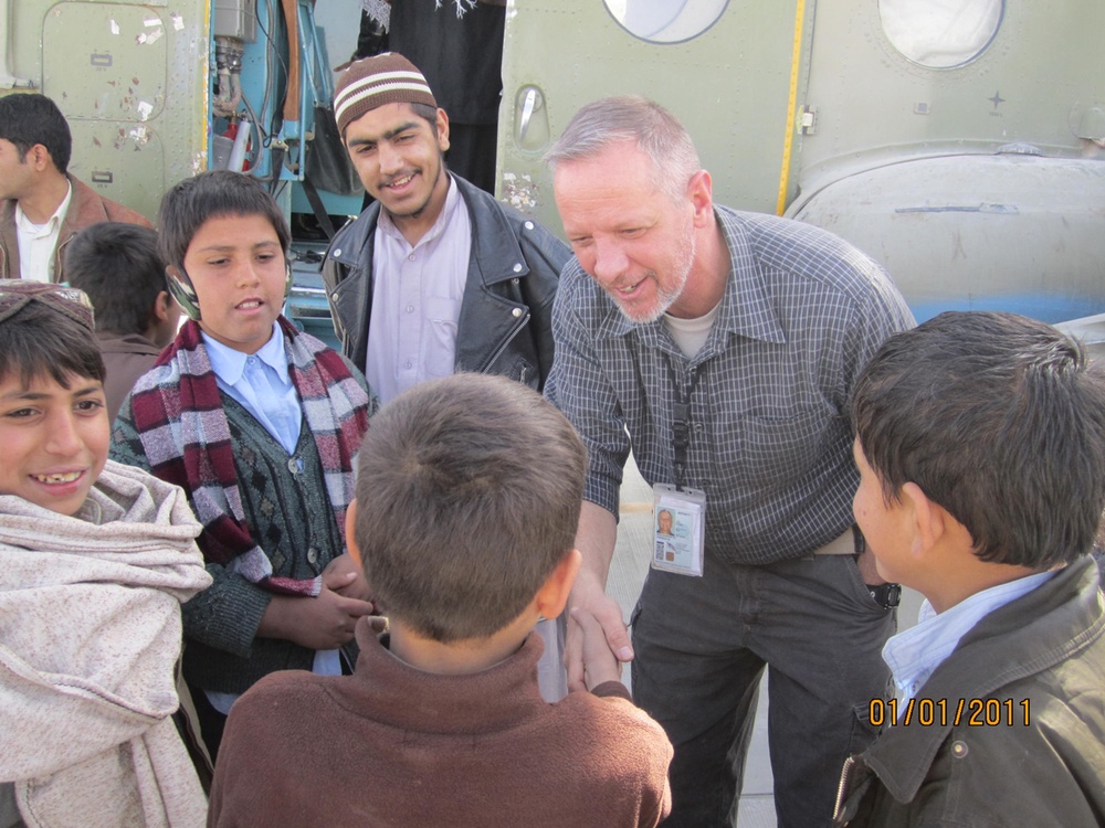 Teacher Deployed to Afghanistan Leads English Lessons for Security Forces