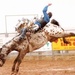 Army Reservist Sgt. Toby Hall Rides Bronco at Texas Rodeo Before Deploying to Afghanistan