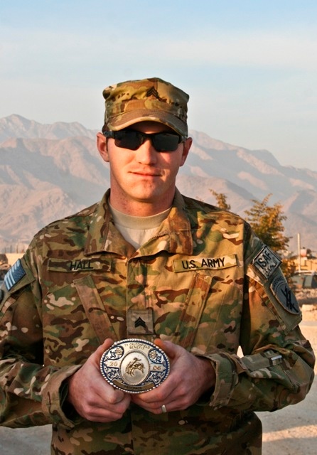 Soldier Honors Cousin at Benefit Rodeo