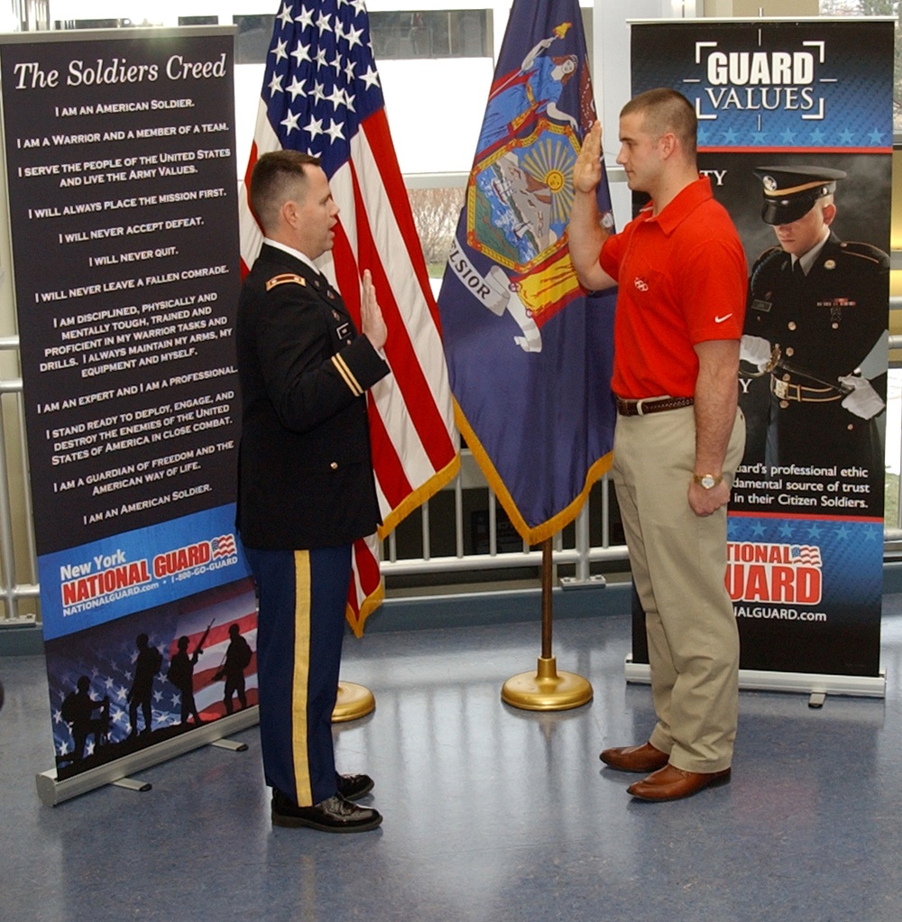 Olympic Gold Medalist Joins New York Army National Guard