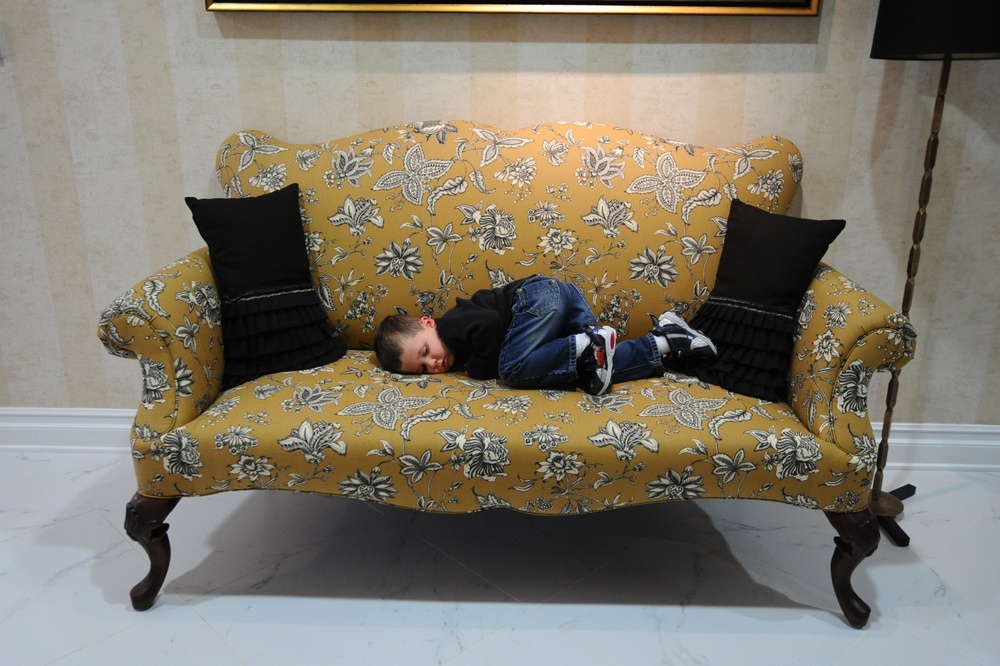 Child Rests at Fisher House as Family Stays Nearby
