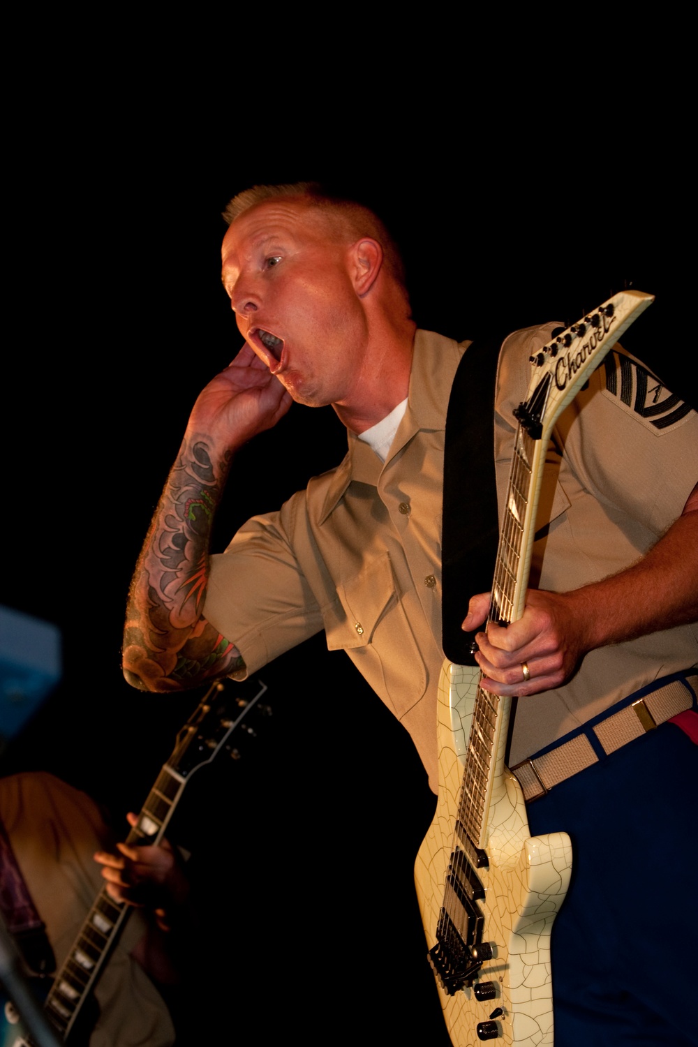 Marine Gunnery Sgt. Leads Military Band Performance in Hawaii