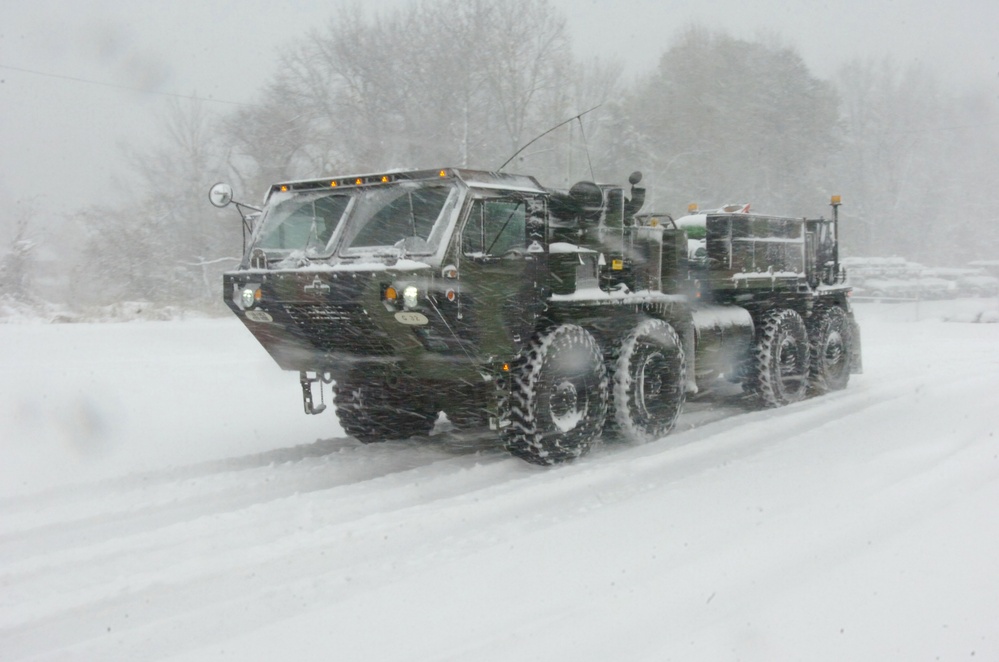 Virginia National Guard Troops Deployed to Assist with Record Snowstorm