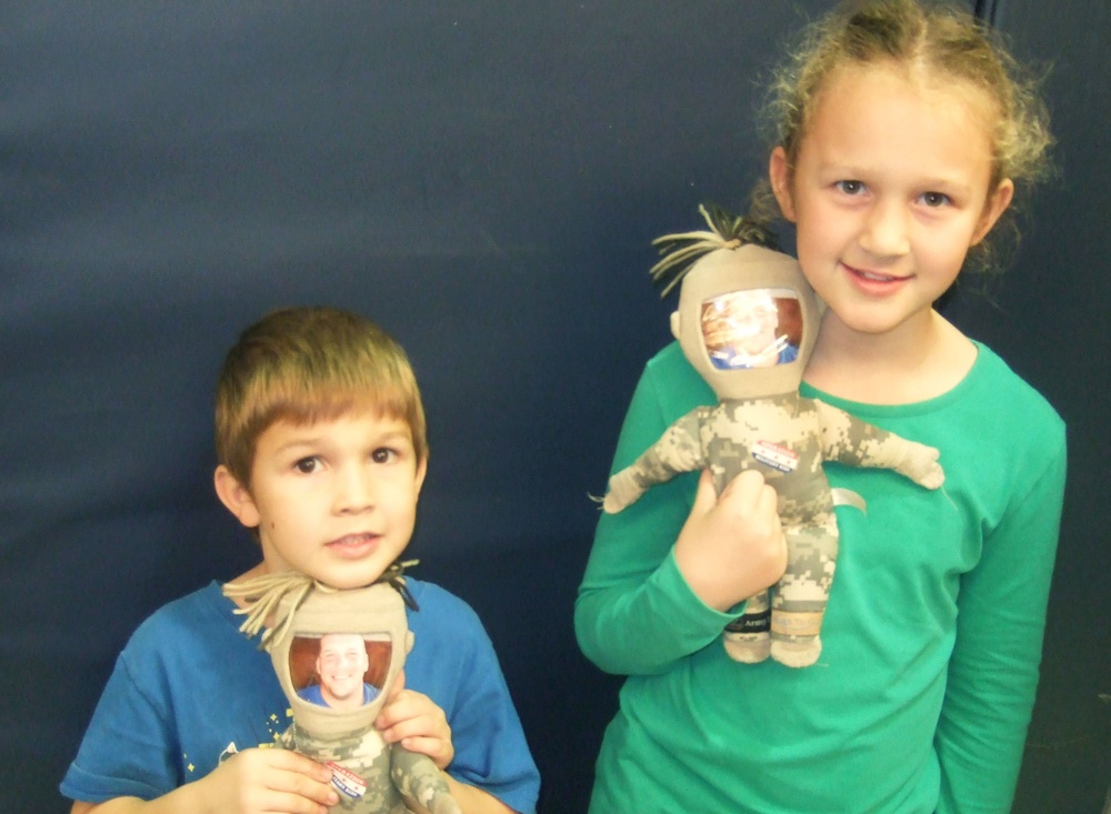 Army Family Keeps Deployed Father Close with 'Daddy Dolls'