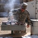 Army Lieutenant Colonel Grills Steaks for Deployed Soldiers in Afghanistan