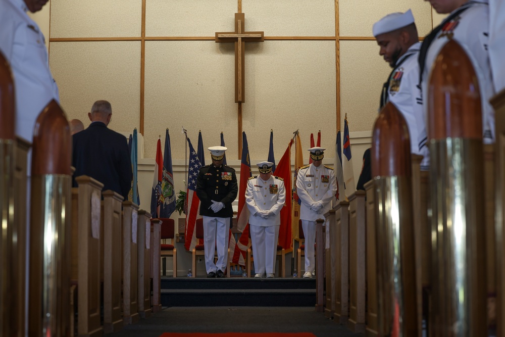 U.S. Navy Chaplain retires after 41 years of service