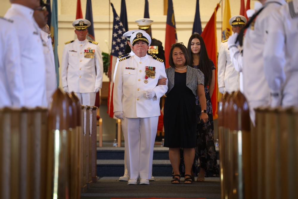 U.S. Navy Chaplain retires after 41 years of service