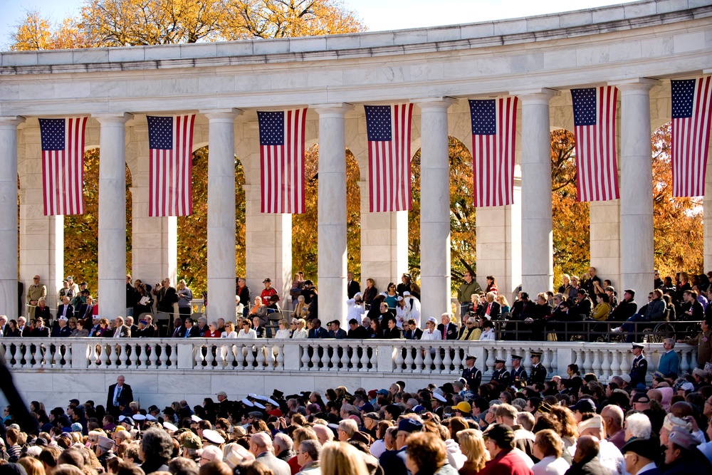 Veterans Honored at Arlington National Cemetery on Veterans Day