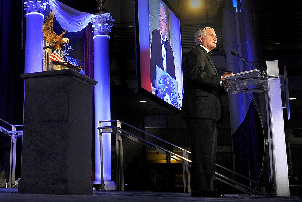 Defense Secretary Gates Honored for Service to National Security