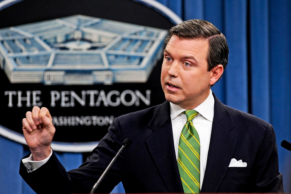 Pentagon Press Secretary Addresses Reporters at Briefing