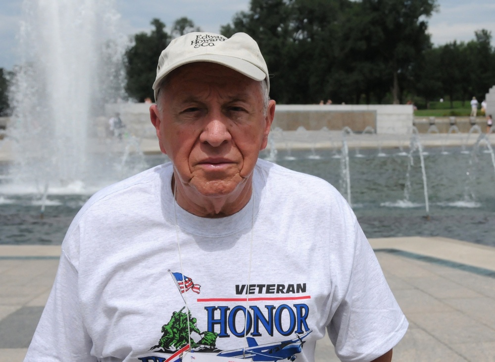 WWII Veteran Reflects on Service at Memorial