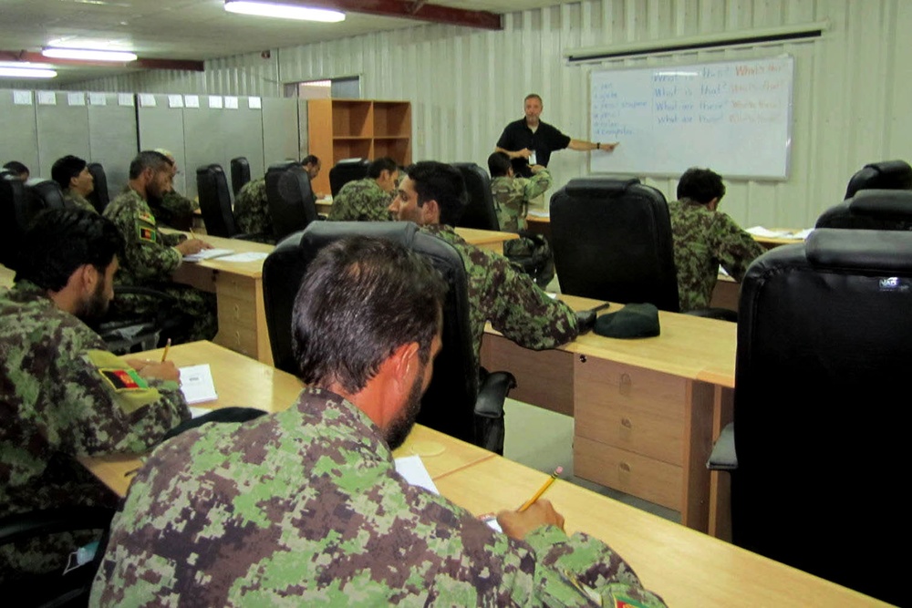 DoDEA Teachers Volunteer to Teach English to Afghan Soldiers
