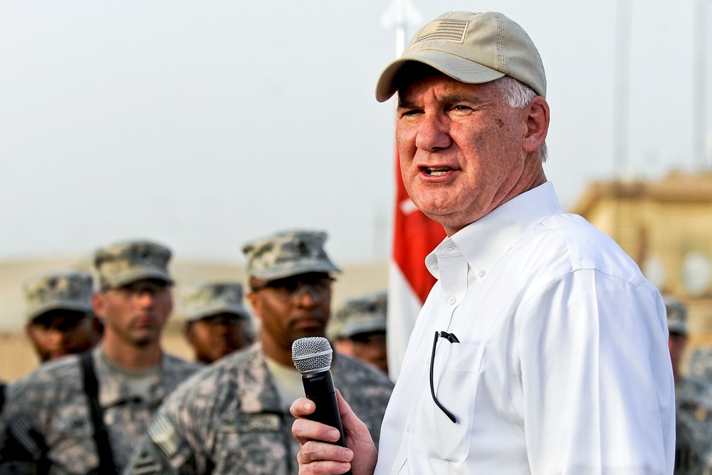 U.S. Deputy Defense Secretary Visits Troops in Iraq