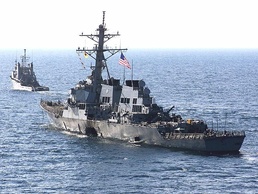 USNS Catawba Tows Damaged USS Cole After Deadly Terrorist Attack in Yemen