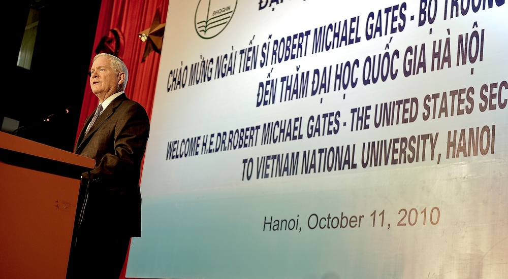 Defense Secretary Gates Visits Vietnam National University