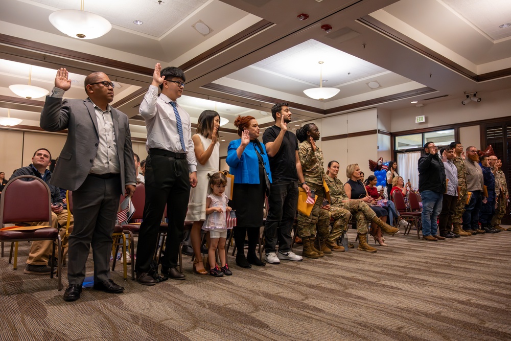 Naturalization Day at Travis AFB