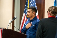 Camp Bondsteel naturalization ceremony