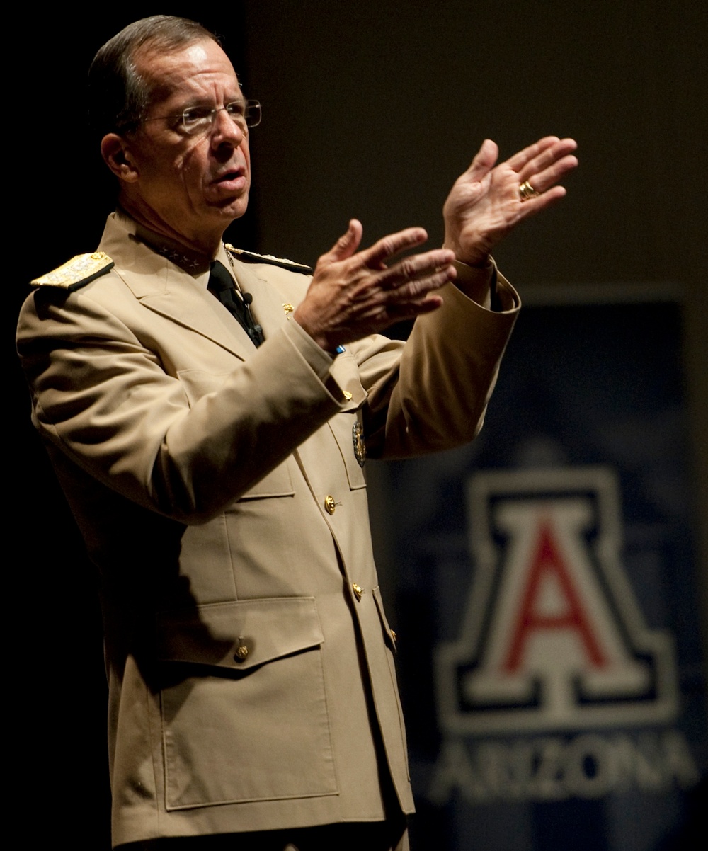 Mullen Addresses University of Arizona Audience