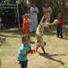 Iraqi Youth Showcases Acrobatic Skills After Receiving Soccer Ball Donation