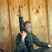 Marine Recruit Refuels After Obstacle Course Training
