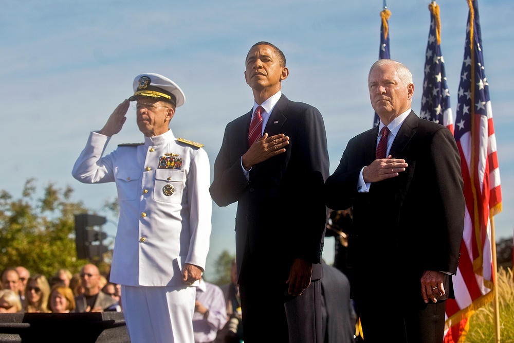 Obama, Military Leaders Honor 9/11 Victims at Pentagon Memorial